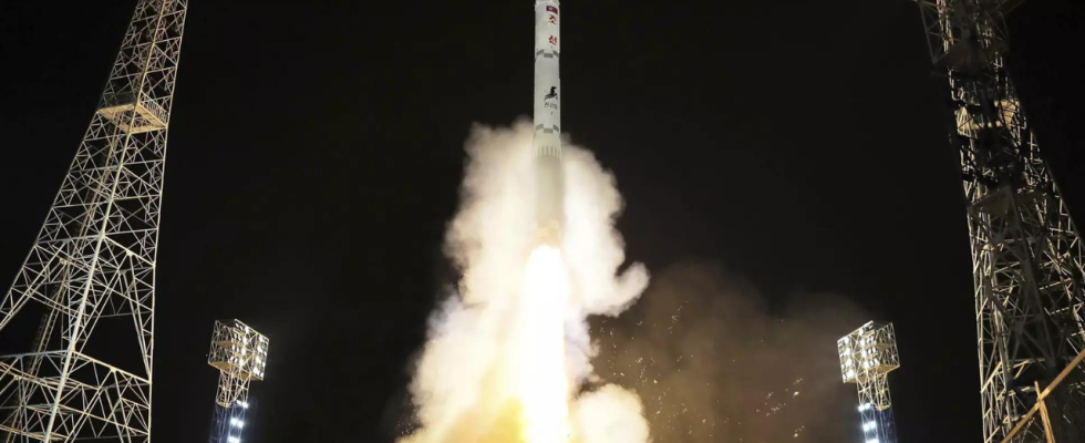 Nordkorea koennte bald Interkontinentalraketen testen sagt ein suedkoreanischer Beamter im
