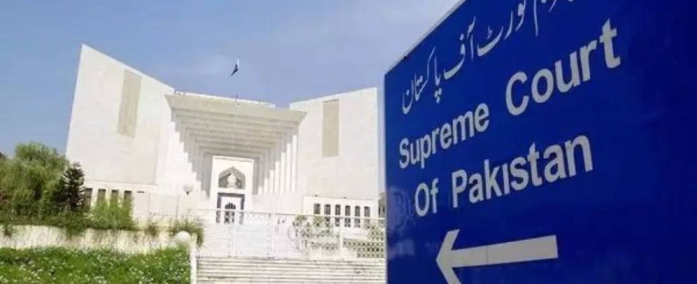 Oberster Gerichtshof Der pakistanische Oberste Gerichtshof verbietet die Erhebung von