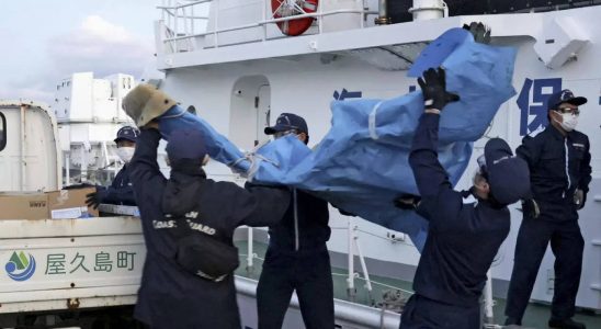 Osprey US Militaer entdeckt Ueberreste von fuenf Osprey Absturzopfern vor Japans Kueste