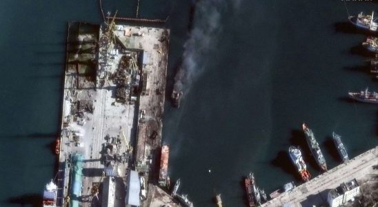 Russisches Kriegsschiff Putin ist nach Angriffen in der Ukraine gezwungen