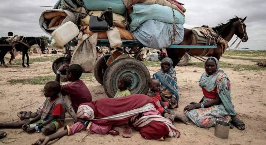 Tausende fliehen waehrend Paramilitaers im sudanesischen Hilfszentrum an Boden gewinnen