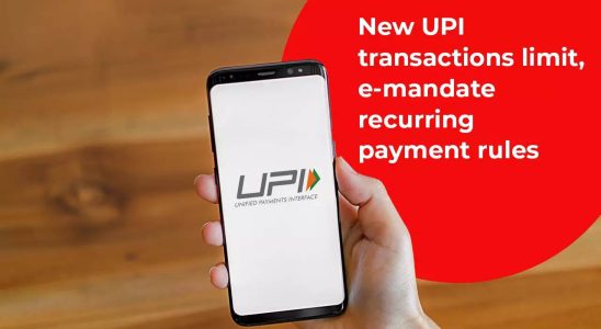 UPI Transaktionslimit Die RBI erhoeht das UPI Transaktionslimit fuer diese Zahlungen Die