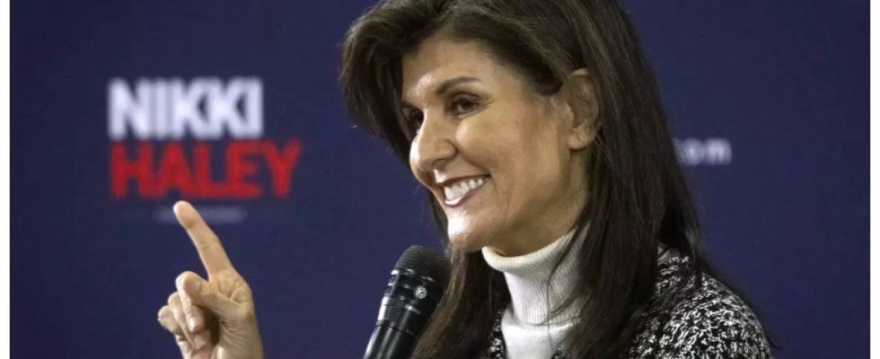 Um Trump zu schlagen versucht Nikki Haley die Koalition schnell