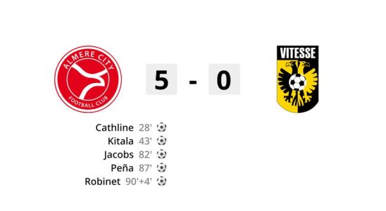 Vitesse geht nach der Niederlage gegen Almere City als Tabellenletzter