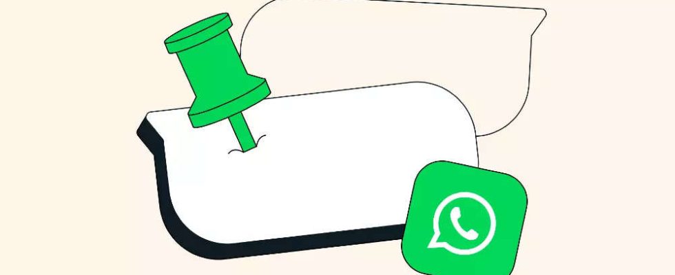 WhatsApp fuehrt die Funktion zum Anpinnen von Nachrichten ein Warum