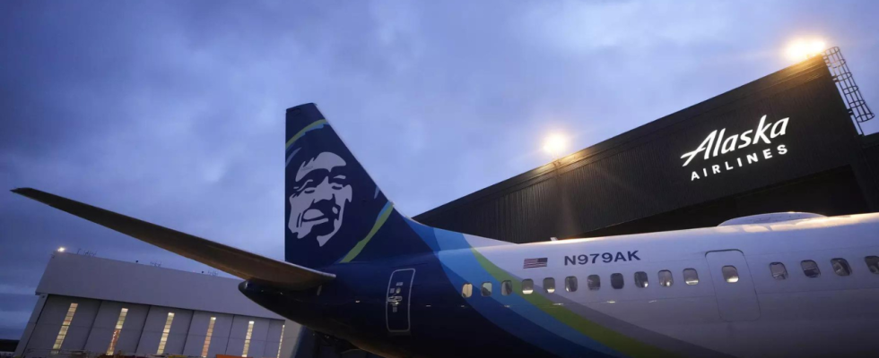 Alaska Airlines hat am Freitag zum ersten Mal wieder mit
