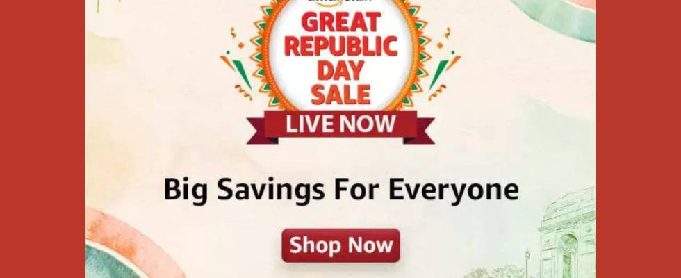 Amazon Great Republic Day Sale 2024 Geniessen Sie riesige Rabatte