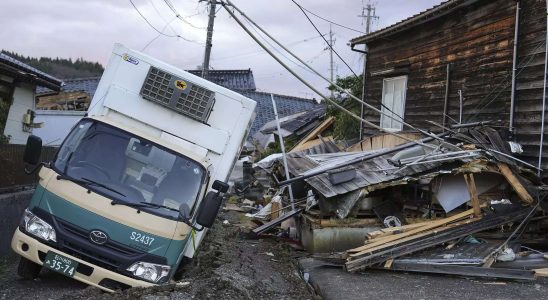 An der Westkueste Japans kommt es zu Verlustszenen nachdem bei