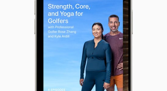 Apple Fitness stellt Klangmeditation ein Trainingsprogramm fuer Golfer und mehr