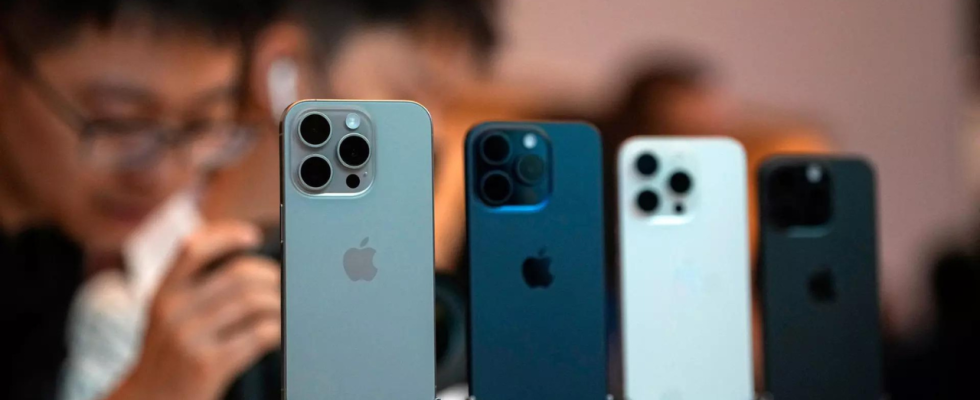 Apple uebernimmt 2023 Spitzenposition auf dem chinesischen Smartphone Markt Bericht