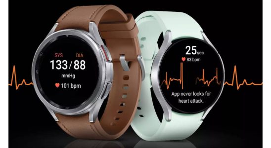 Benutzer der Samsung Galaxy Watch koennen jetzt Blutdruck und EKG