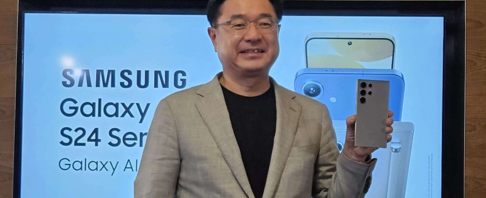 CEO von Samsung India ueber KI in der Galaxy S24 Serie