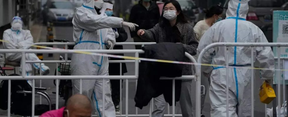 Chinesische Beamte sagen dass die Covid 19 Infektionen im Land im Januar