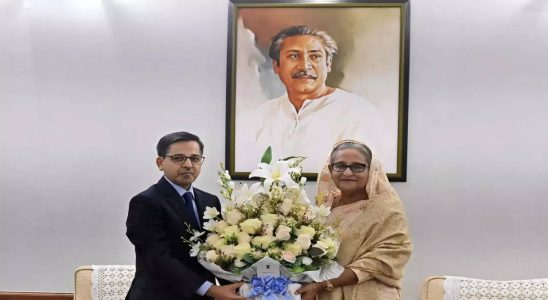 Der indische Gesandte trifft die Premierministerin von Bangladesch Sheikh Hasina