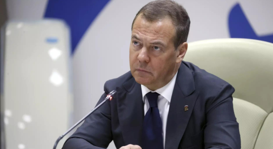 Der russische Ministerpraesident Medwedew warnt vor einer nuklearen Reaktion falls