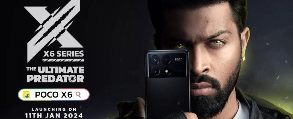 Die Smartphone Serie Poco X6 wird am 11 Januar in Indien