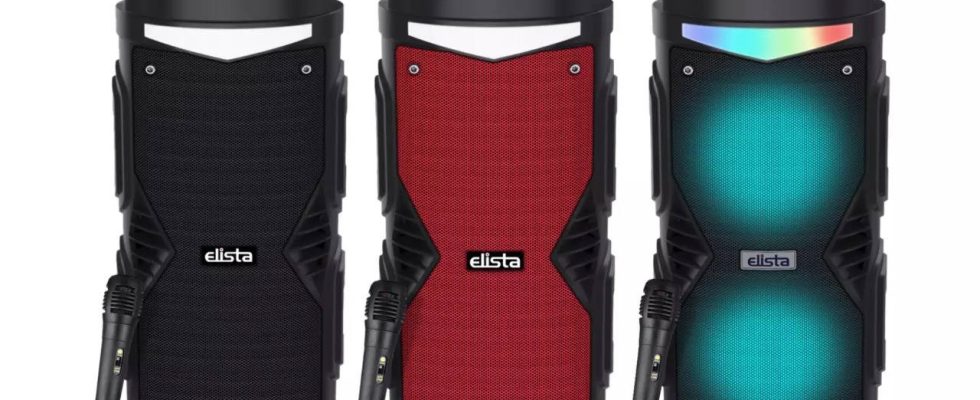 Elista bringt neue tragbare Lautsprecher und Soundbar mit bis zu
