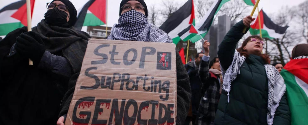 Gaza Krieg Suedafrikas Voelkermordfall gegen Israel vor dem Internationalen Gerichtshof