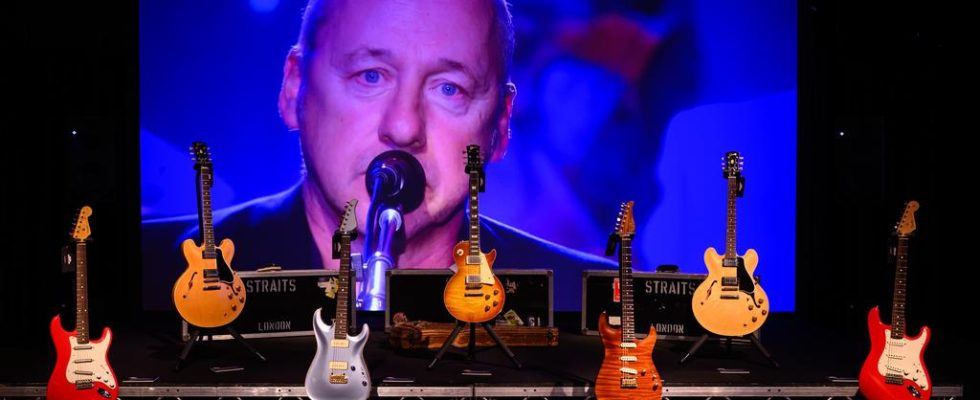 Gitarren von Mark Knopfler fuer mehr als zehn Millionen Euro