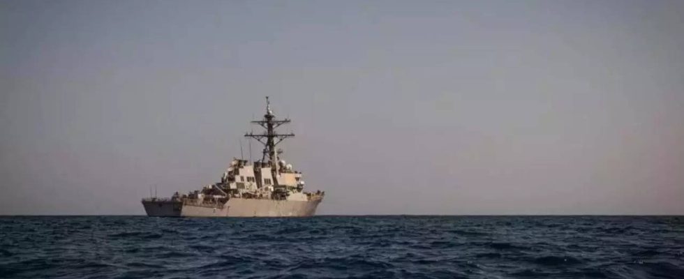 Huthi Rakete beschaedigt Oeltanker im Golf von Aden USA treffen Huthi Ziel