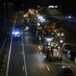 In Belgien wird aufgrund Hunderter protestierender Landwirte mit erheblichen Verkehrsbehinderungen