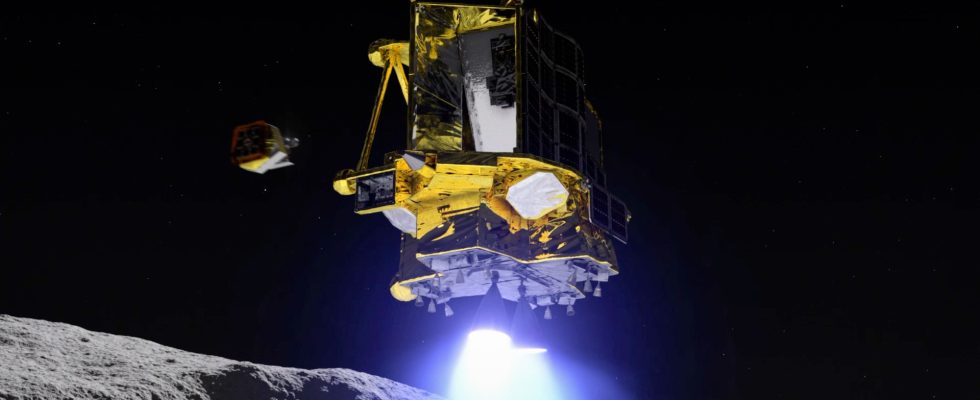 Japans SLIM Mission schafft eine historische Mondlandung aber die Zeit wird