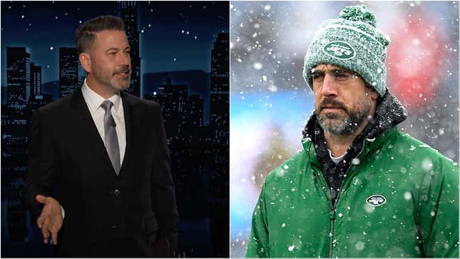 Jimmy Kimmel zieht Aaron Rodgers wegen Epstein Unterstellung in die Mangel