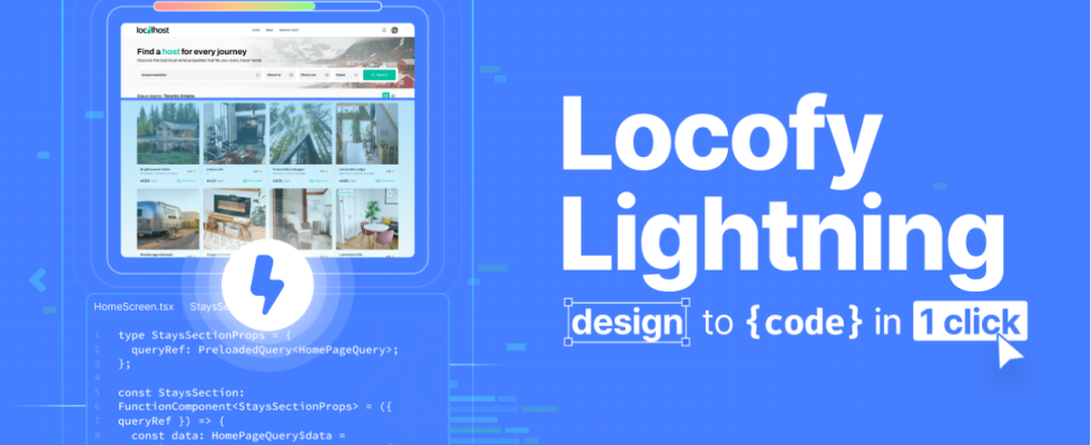 Locofy Lightning KI Codierungsassistent zur schnelleren und kostenguenstigeren Entwicklung von Apps