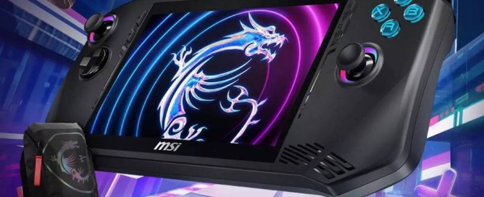 MSI stellt moeglicherweise auf der CES 2024 eine neue Handheld PC Spielekonsole