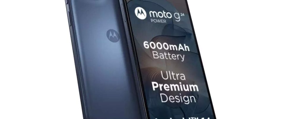Moto G24 Power Smartphone mit Android 14 6000 mAh Akku in Indien eingefuehrt
