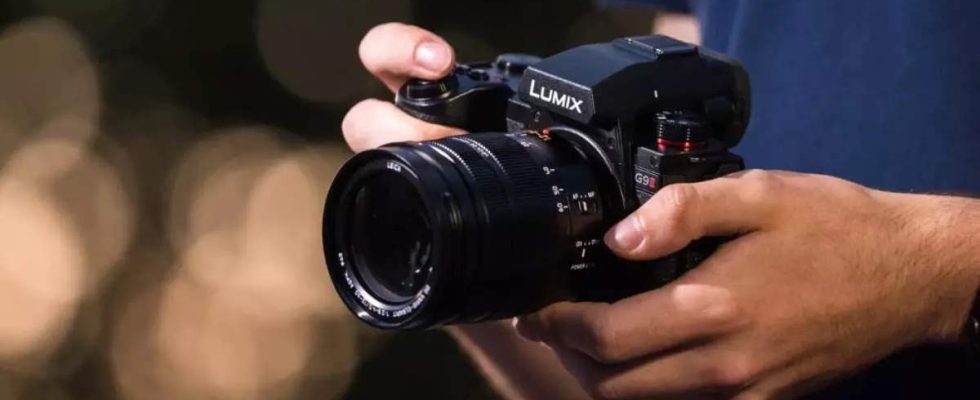 Panasonic Lumix G9II Kamera Panasonic Lumix G9II Kamera mit neuem Sensor Motor