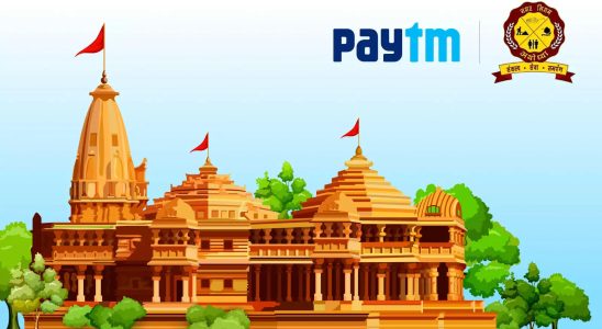 Paytm soll Online Zahlungen waehrend der Einweihung von Ram Mandir in