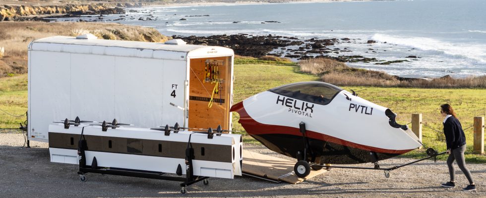 Pivotal startet den US Verkauf seines leichten Elektro Personenflugzeugs Helix
