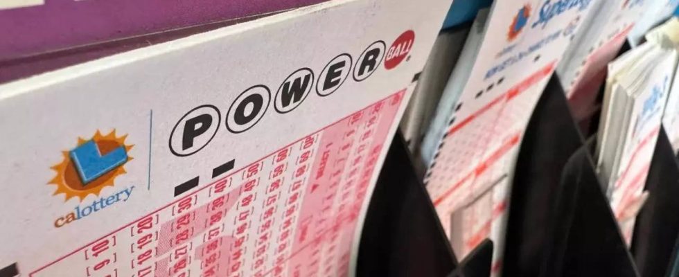 Powerball Jackpot Powerball Ticket im Wert von 842 Millionen US Dollar in Michigan