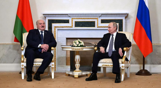 Putin und Lukaschenko treffen sich in St Petersburg um Moeglichkeiten