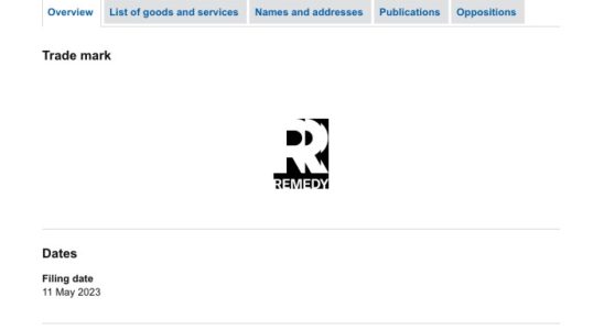 Rockstar Muttergesellschaft Take Two reicht Markenstreit um Remedy Logo ein
