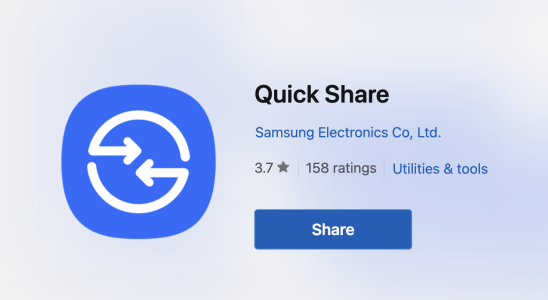 Samsung hat seine Quick Share App fuer Windows aktualisiert aber moeglicherweise