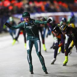 Top Favoritin Marijke Groenewoud gewinnt ersten Marathon auf Natureis in Winterswijk