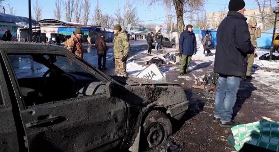 Tote bei Angriff auf Markt im russisch besetzten Gebiet Explosionen