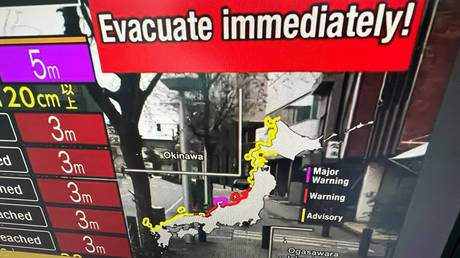 Tsunami Warnung nach schwerem Erdbeben in Japan VIDEOS – World