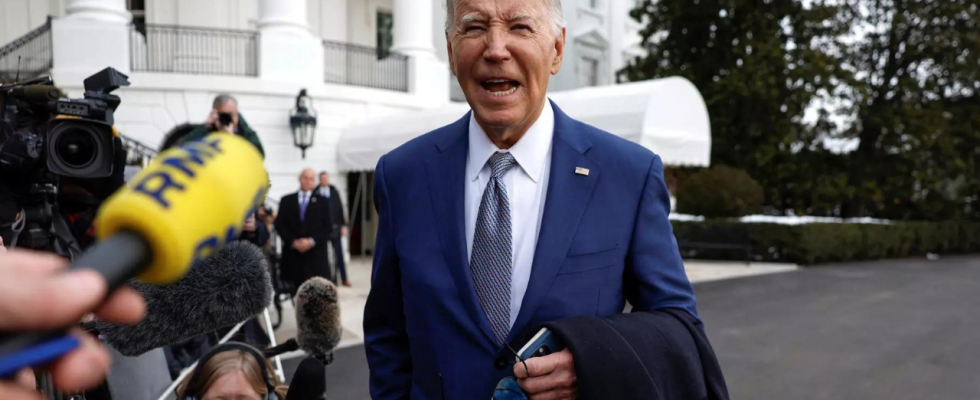 US Praesident Joe Biden verspricht dem Antisemitismus die Stirn zu bieten