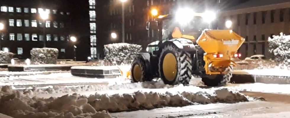 Wenige Zwischenfaelle in Limburg trotz Schneefall „Die Leute sind vorsichtiger
