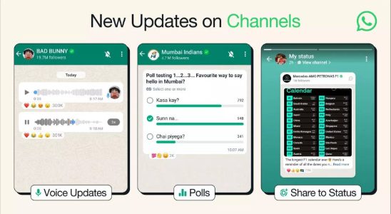 WhatsApp fuehrt Sprachnotizen und drei weitere Funktionen fuer Kanaele ein