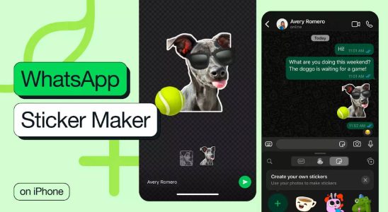 WhatsApp kuendigt „neue Moeglichkeit zum Erstellen von Stickern auf iPhones