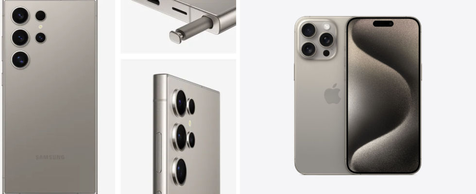 iPhone 15 Pro Max vs Galaxy S24 Ultra Ein Vergleich