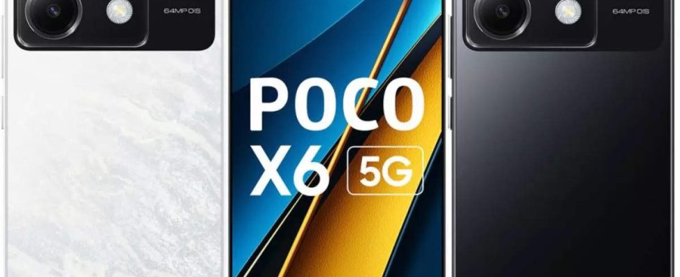 ​​Poco X6 mit bis zu 12 GB RAM 64 MP Kamera auf