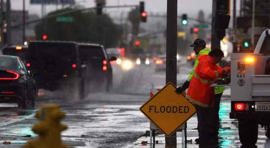 Atmosphaerische Fluesse richten in ganz Kalifornien verheerende Schaeden an Ueberschwemmungen