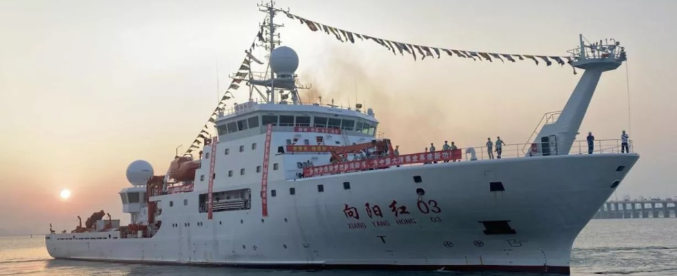Chinesisches Schiff soll inmitten diplomatischer Spannungen zwischen Indien und den