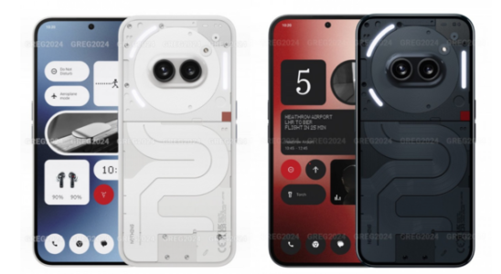 Das Design des Nothing Phone 2a ist durchgesickert Transparente Rueckseite