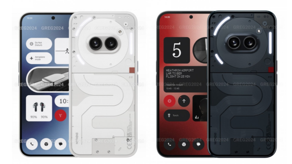 Das Design des Nothing Phone 2a ist durchgesickert Transparente Rueckseite